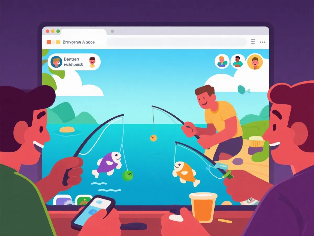 捕鱼大作战休闲玩法示意图